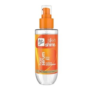 hair & care silk n shine hair serum