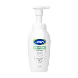 cetaphil soothing foam wash for dry to normal sensitive skin – 200ml