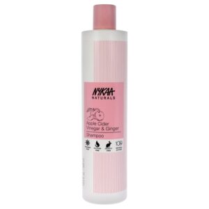 nykaa naturals apple cider vinegar & ginger shampoo | sls/sles free | 100ml