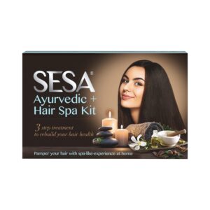 sesa ayurvedic hair spa kit | 3 step hair treatment kit for hair repair & nourishment